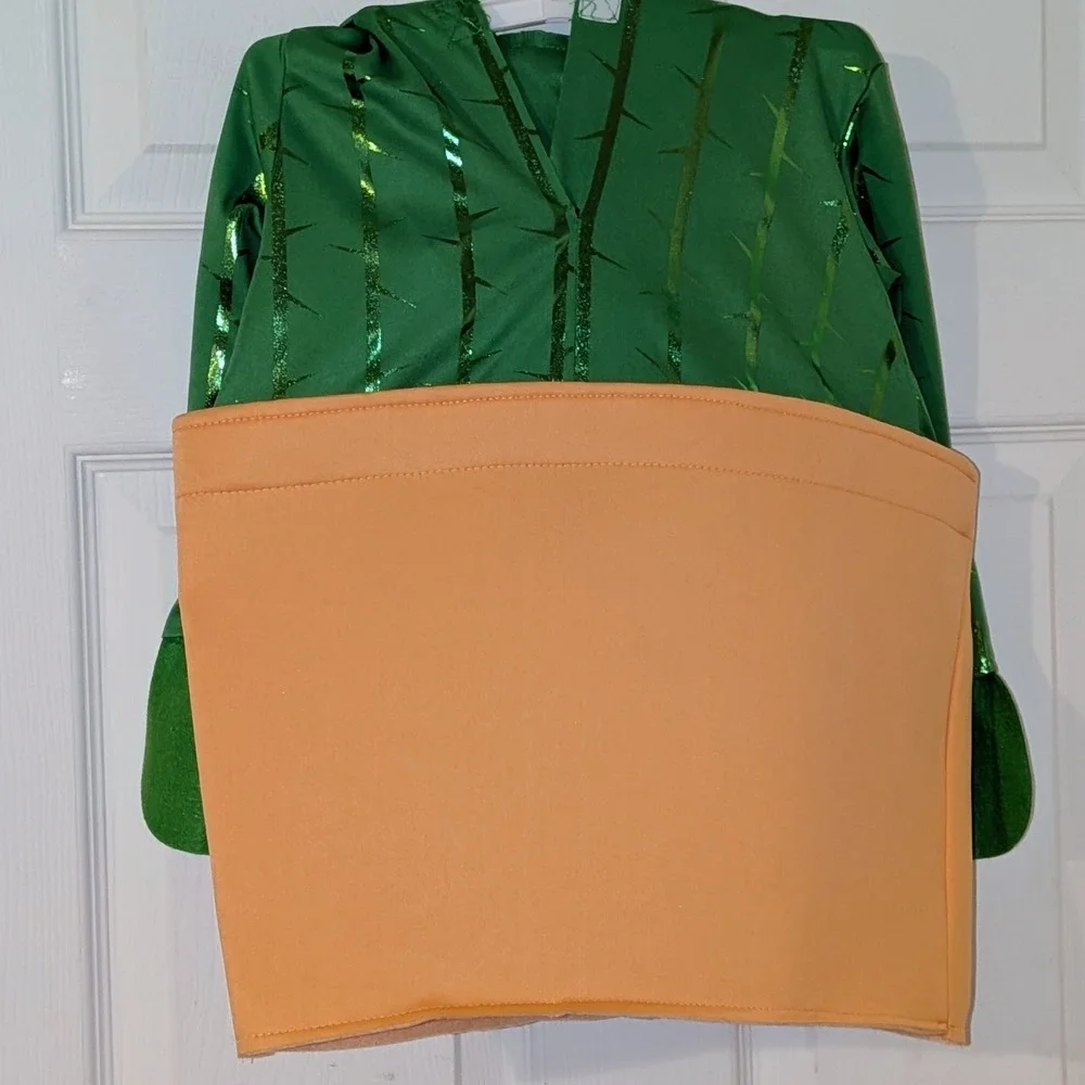 Hyde and Eek Boutique Potted Cactus Toddler Halloween Costume 2T-3T‎ Green New